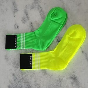 Versace Unisex 90s Vintage Logo Socks